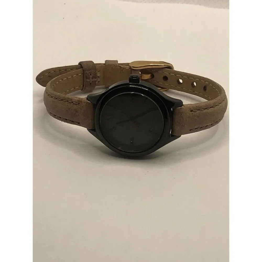 Fossil BQ3439 Women's Sand Leather Analog Black Dial Quartz Wrist Watch PQ54